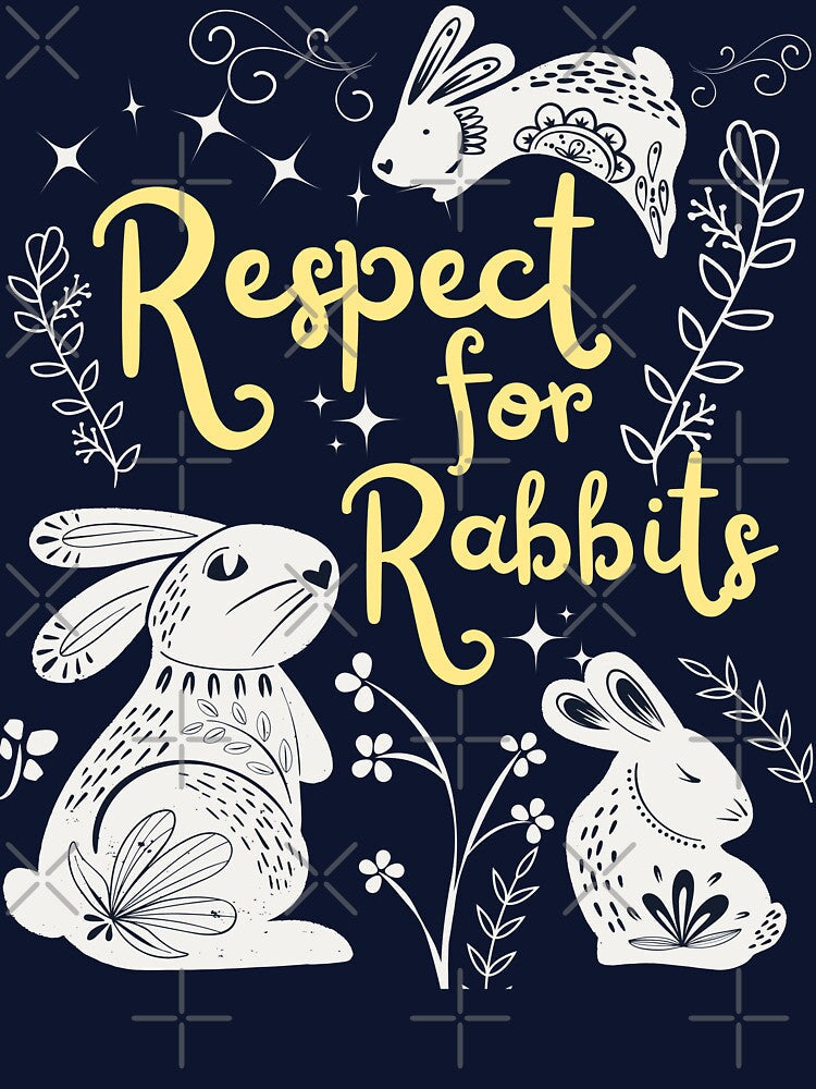 Bunny Rabbit RESPECT whimsical by swflrabbits