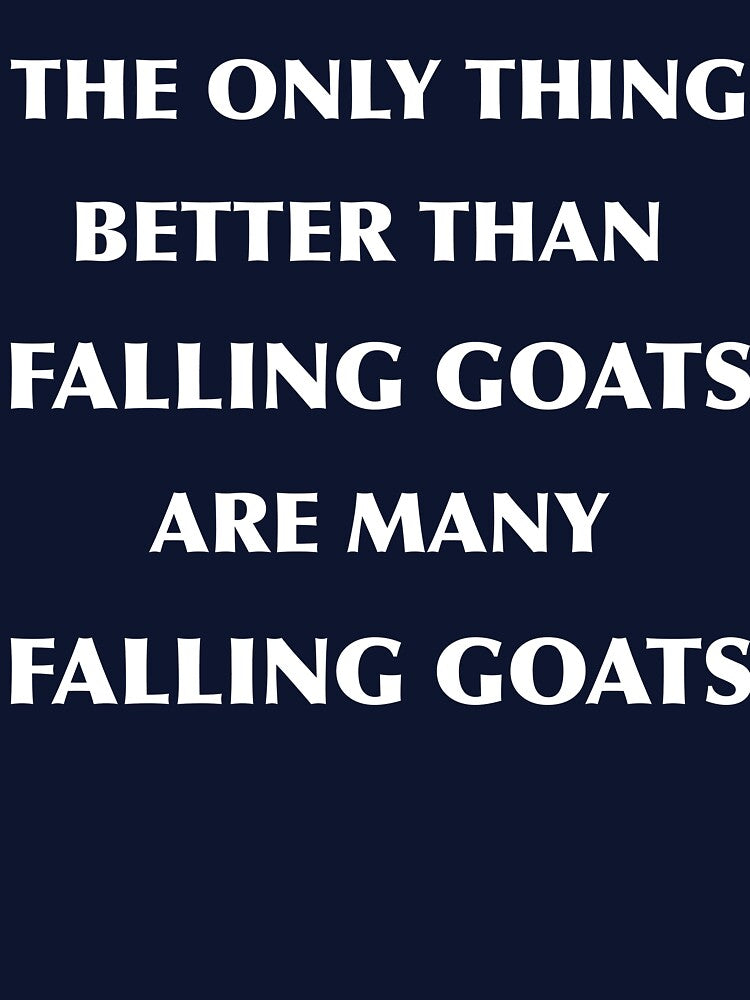 The Only Thing Better Than Falling Goats Are Many Falling Goats Animal Art Goat Art Goat Lover Great Gift Goat Print by TeesByDesign