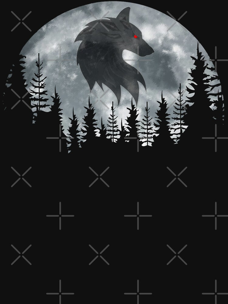 Full Moon Wolf by FMQ Store