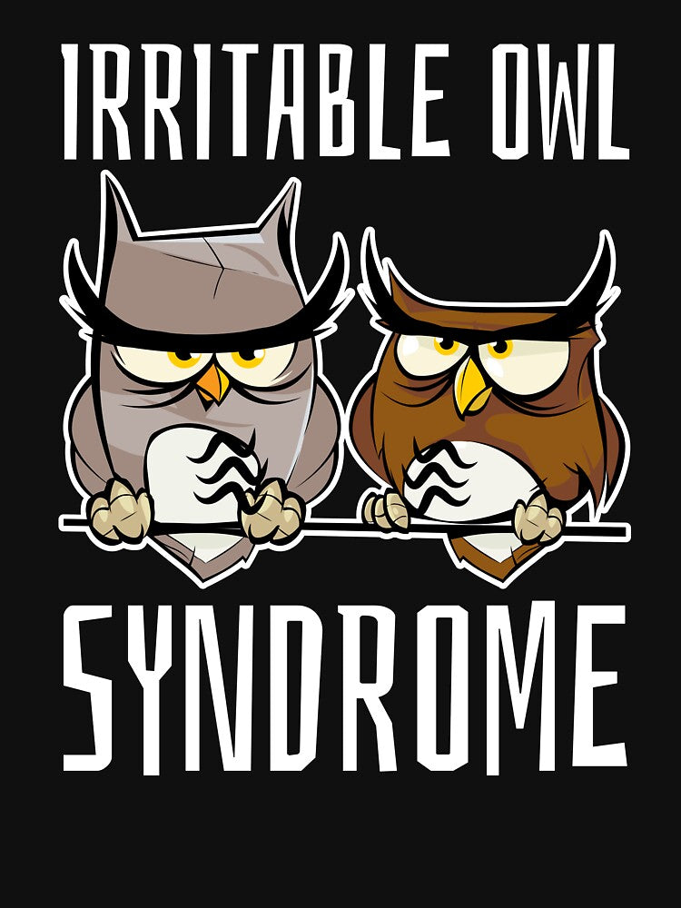 Irritable Owl Syndrome Owl by The Junto Shop