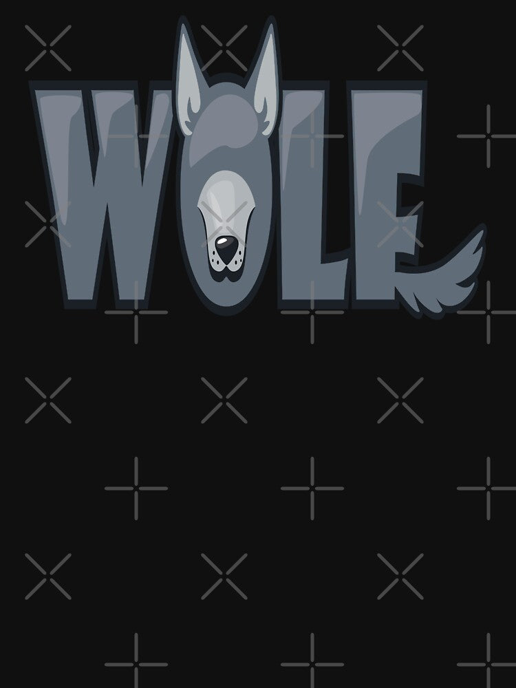 Wolf Cartoon Word by ProjectX23