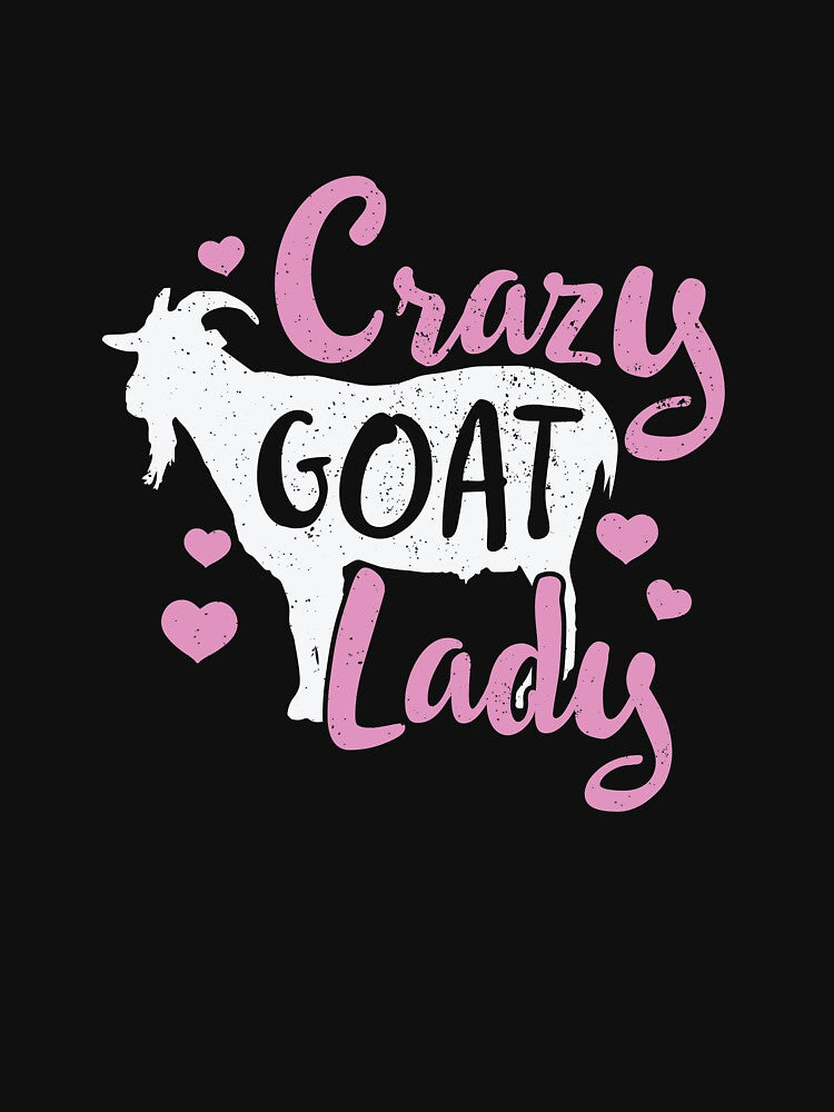 Crazy Goat Lady Love Goats by BUBLTEES