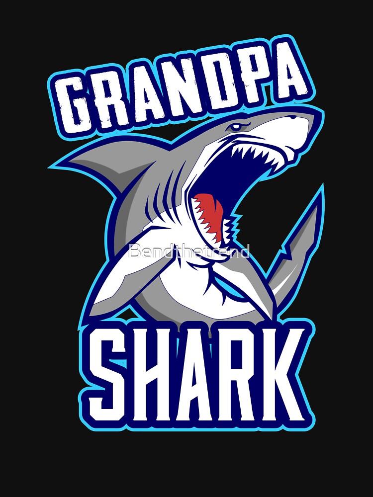 Grandpa Shark by Bendthetrend