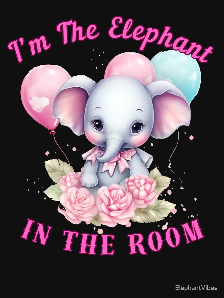 I’m The Elephant In The Room. elephant head by ElephantVibes