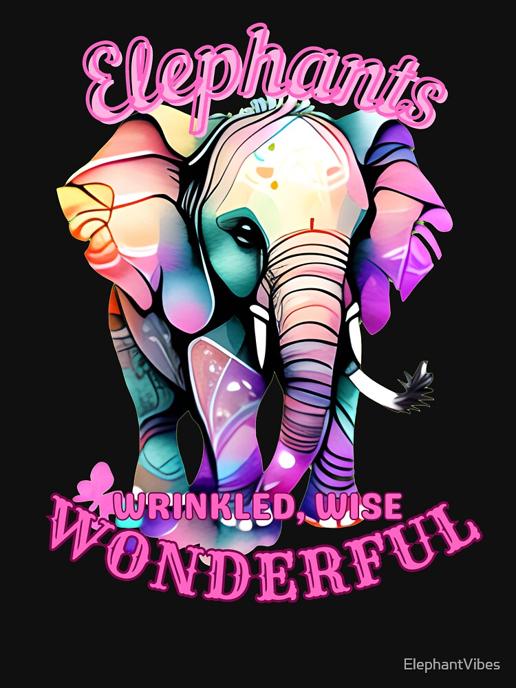 Elephants: Wrinkled, Wise, Wonderful. elephant head by ElephantVibes