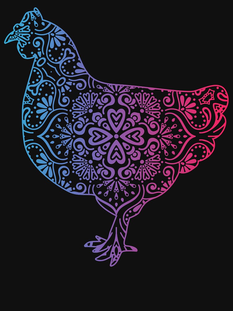 chicken lover watercolor funny chicken ornamental gifts by alaechamlal