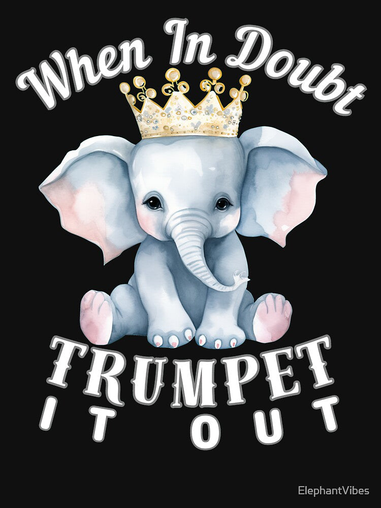 When In Doubt, Trumpet It Out. surreal elephant by ElephantVibes