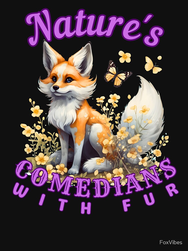 Nature's Comedians With Fur. fox boho by FoxVibes