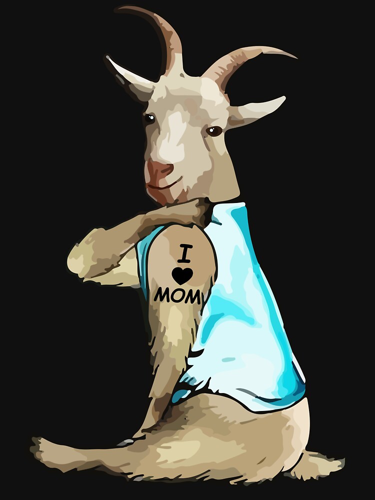 Goat Lover Goat I Love Mom by davidttenglish