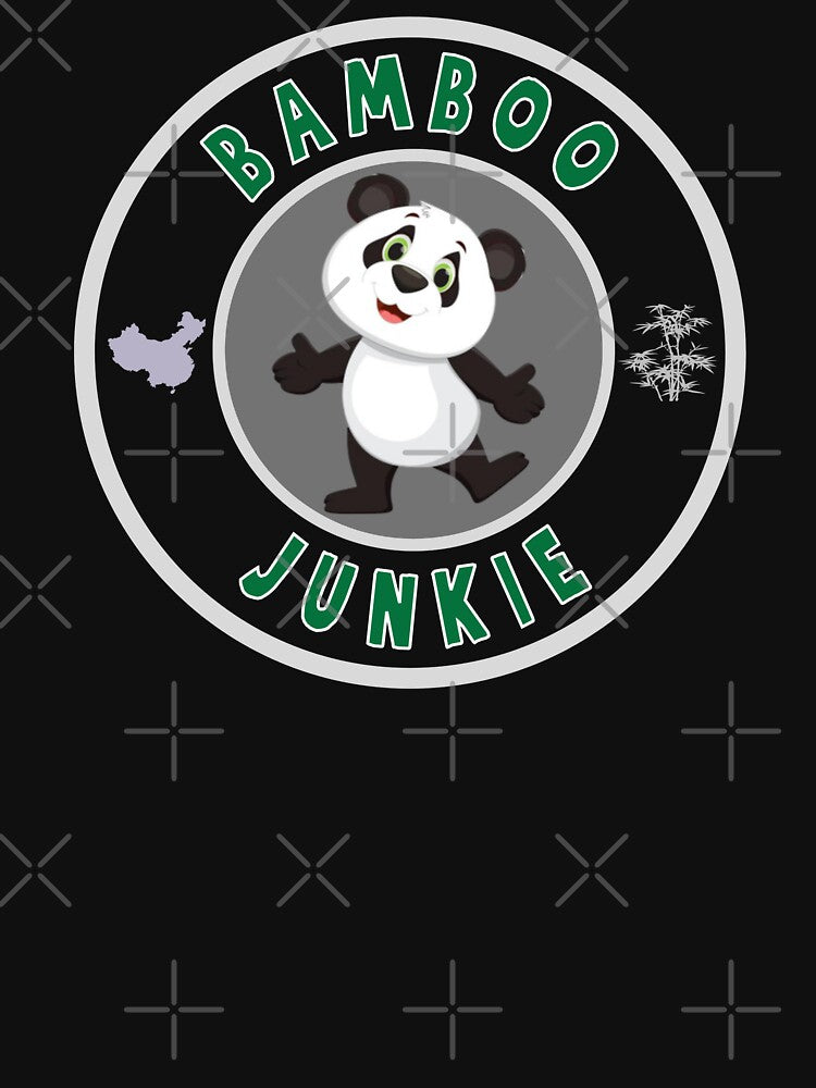 Bamboo Junkie Funny Panda by MojaveTradePost
