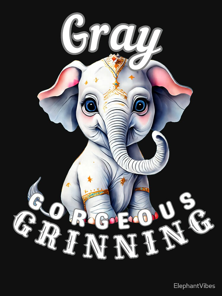 Gray, Gorgeous, Grinning by ElephantVibes