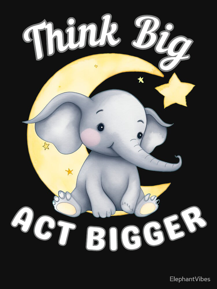 Think Big, Act Bigger. surreal elephant by ElephantVibes