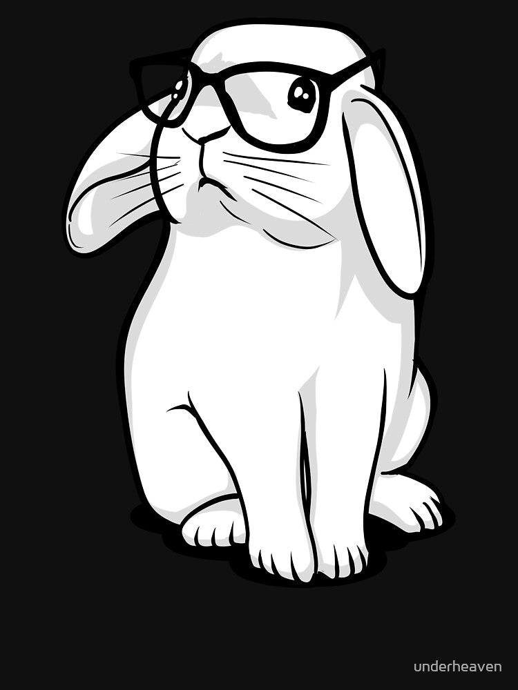 Hipster Rabbit by underheaven