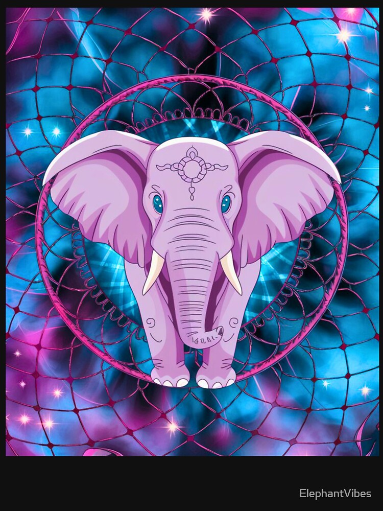 Elephant Portrait. elephant mandala, abstract elephant, elephant silhouette, dreamcatcher by ElephantVibes