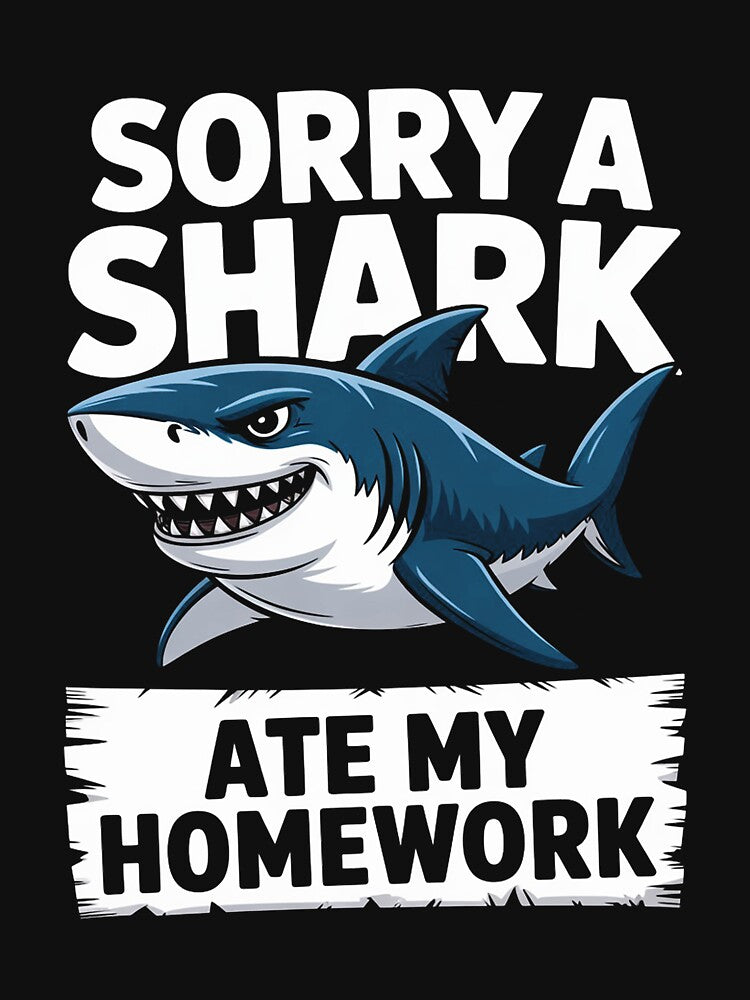 Shark Sorry a Shark Ate my Homework Shark by DarioRosales
