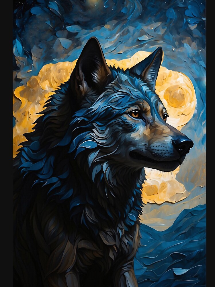 Water color wolf art by ZenStickConcept