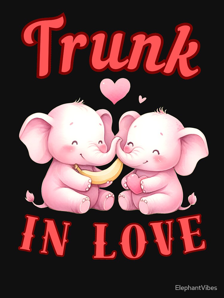 Trunk In Love. happy elephant by ElephantVibes