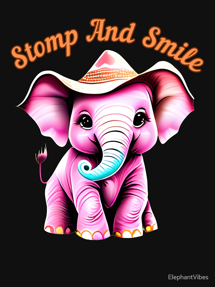 Stomp And Smile. Flower elephant by ElephantVibes