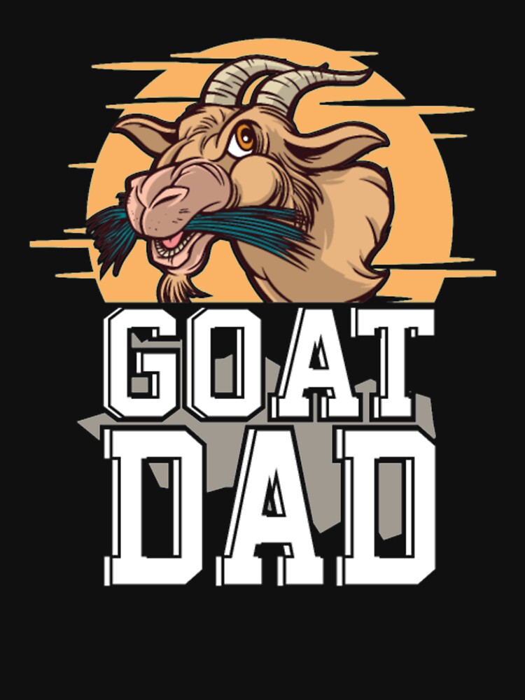 Dad love Goat animal funny by ClamenTaon