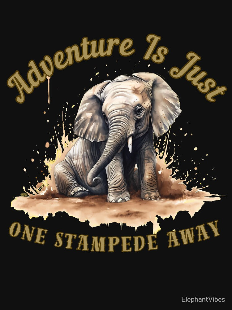 Adventure Is Just One Stampede Away. african elephant by ElephantVibes