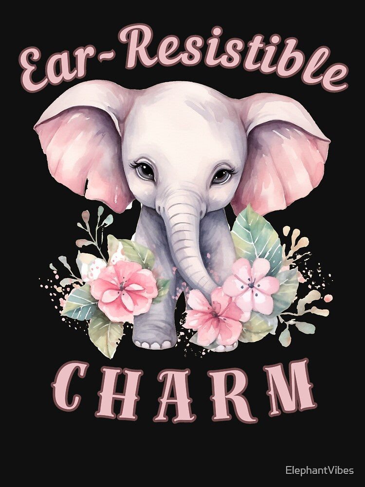 Ear-Resistible Charm. elephant quote by ElephantVibes