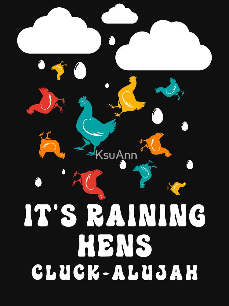 Raining Hens Farm Chicken Gifts Funny Country Chicken by KsuAnn