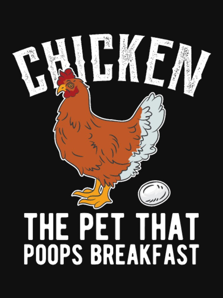 Poops Breakfast Chicken Farming Birthday by Clavitaps