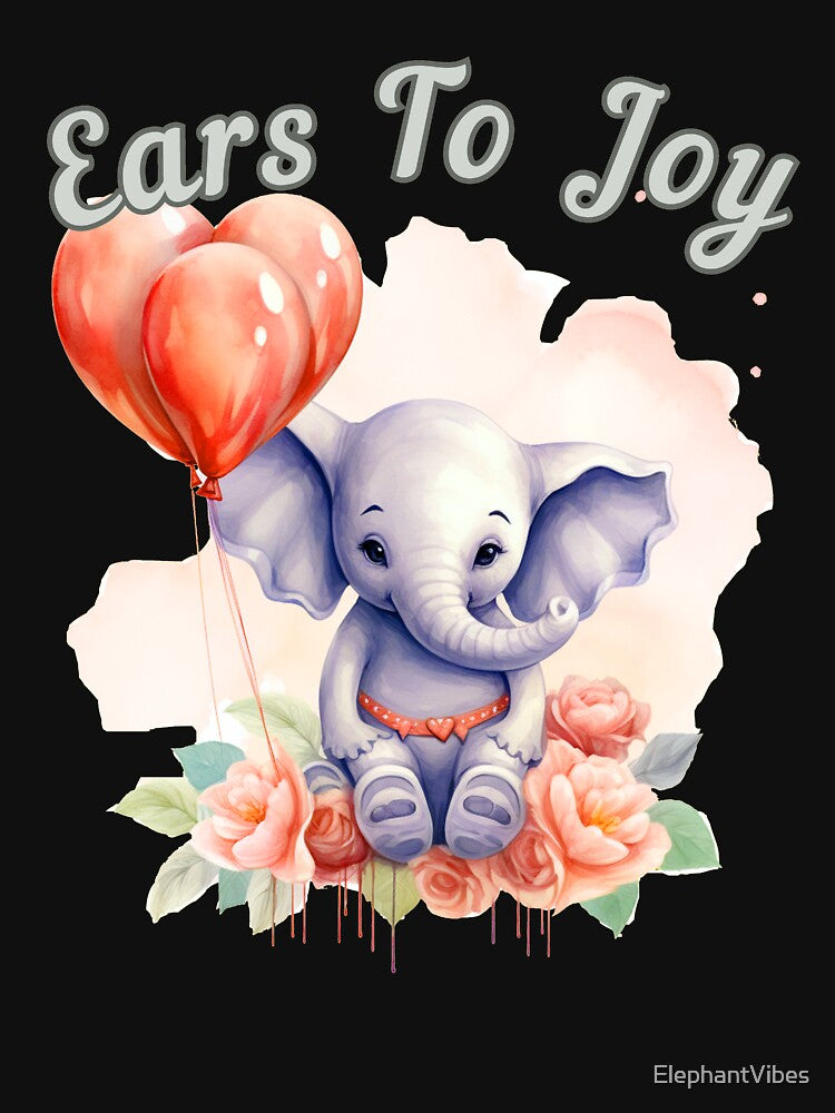 Ears To Joy. elephant portrait by ElephantVibes