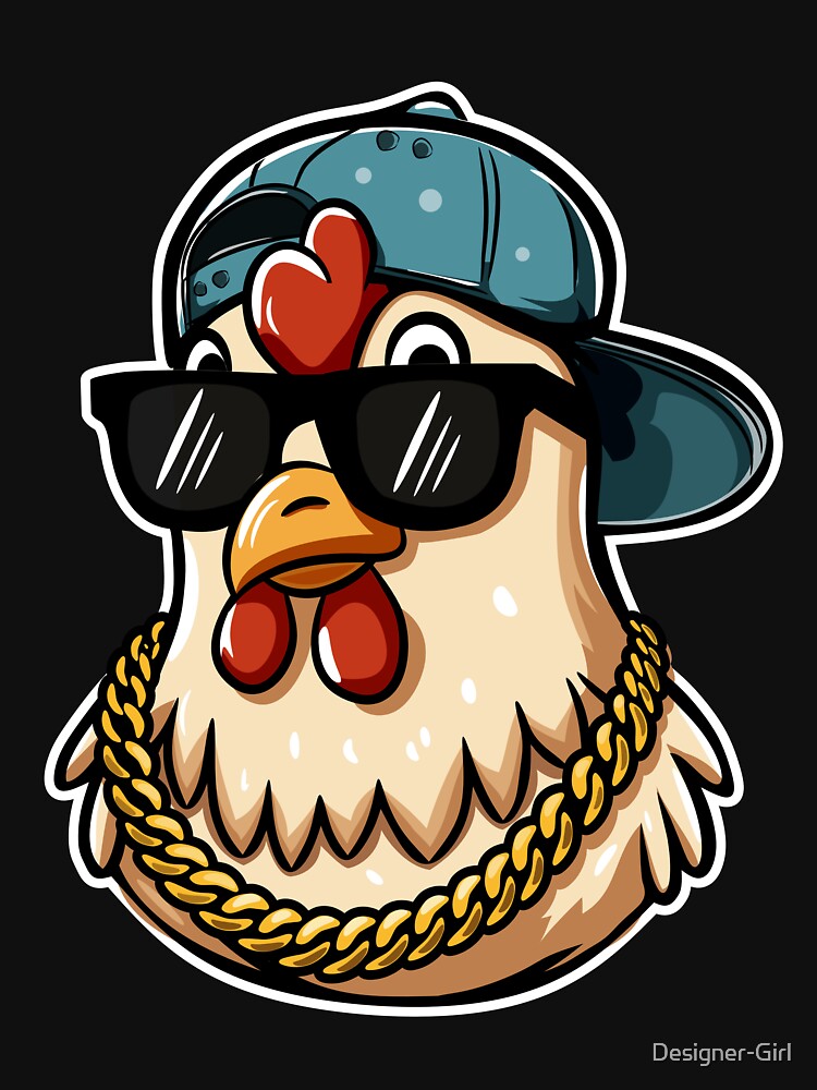 Funny Music Chicken Design for Chicken Lovers by Designer-Girl