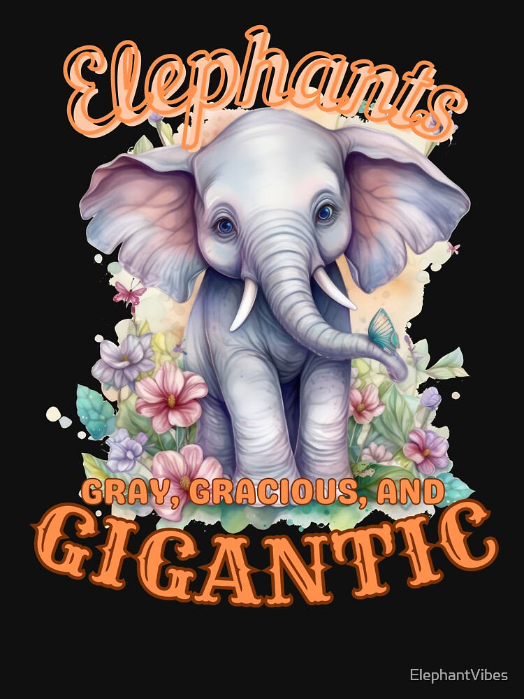 Elephants: Gray, Gracious, and Gigantic. elephant portrait by ElephantVibes