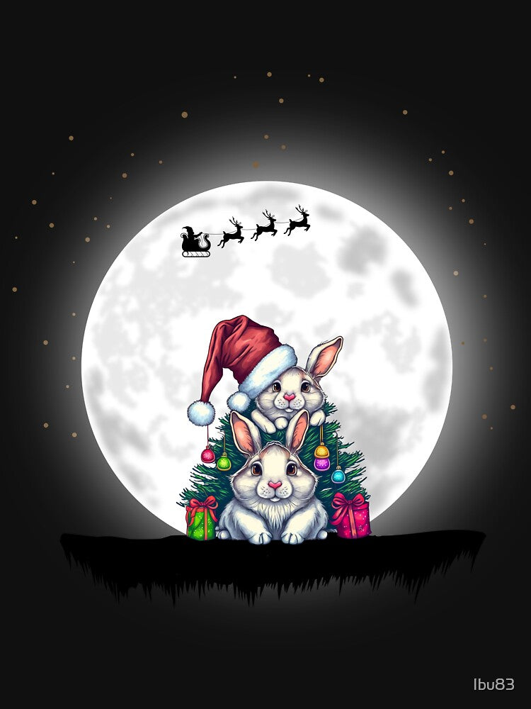 Rabbit Reindeer bunny xmas Christmas by Ibu83