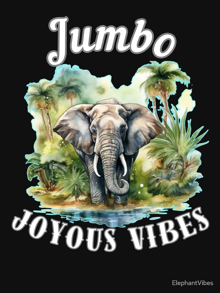 Jumbo Joyous Vibes. surreal elephant by ElephantVibes