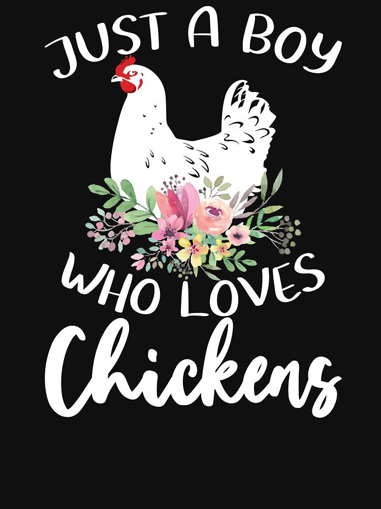 Just A Boy Who Loves Chickens by SunsetGloww