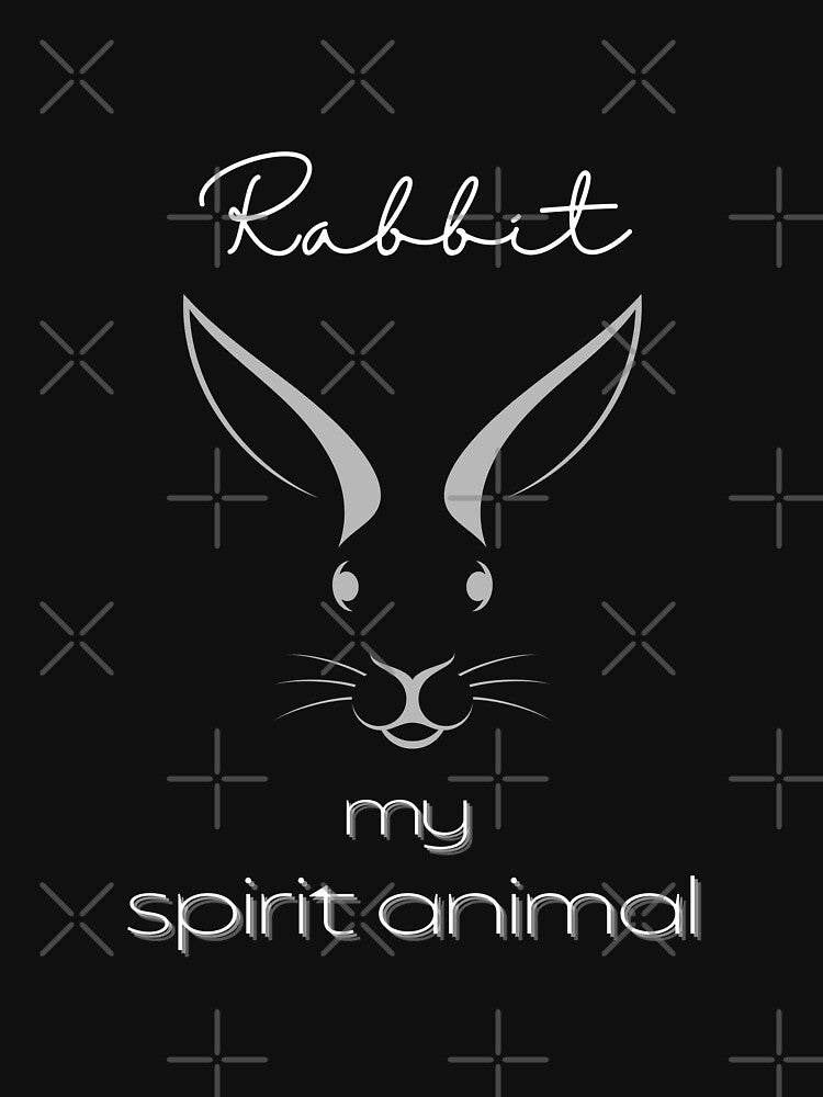 Rabbit totem spirit animal Laptop skin by MagicWolfStar