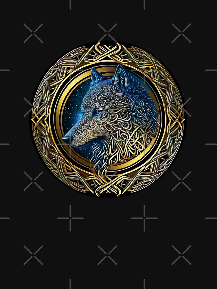 Wolf Face Celtic art by nicestr