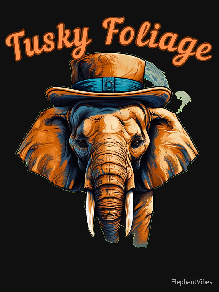 Tusky Foliage Flower elephant by ElephantVibes