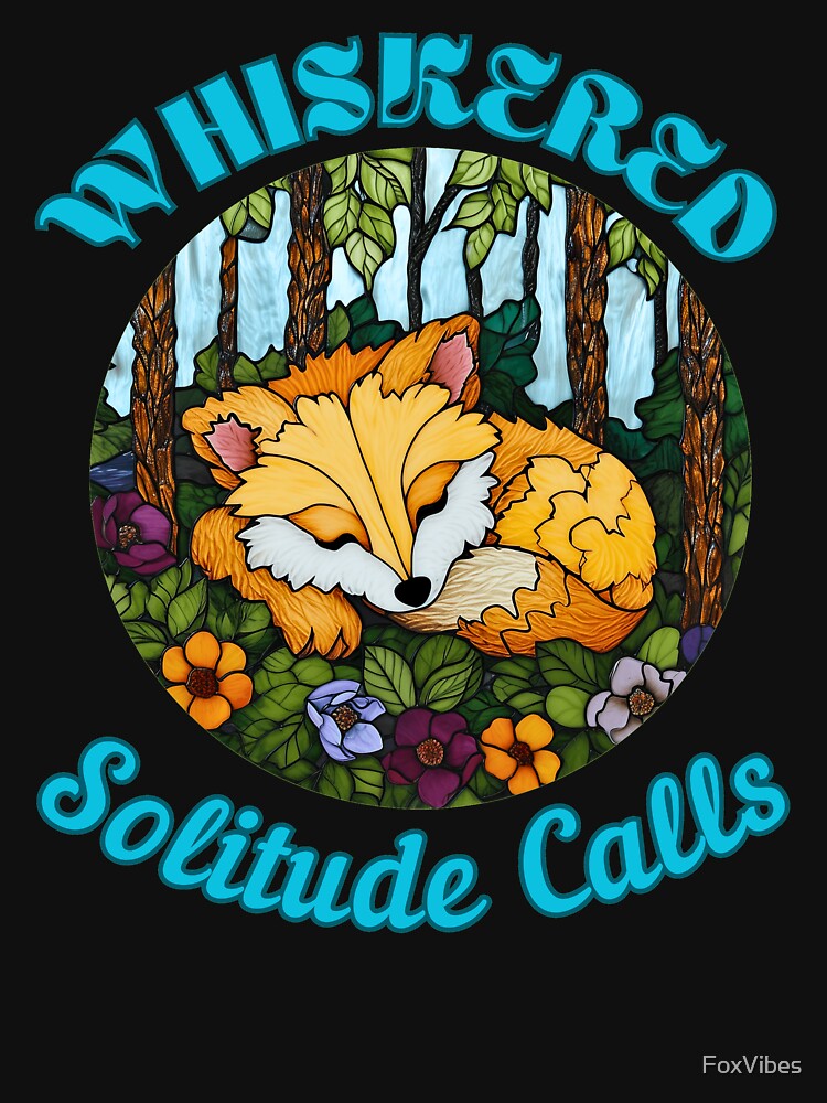 Whiskered Solitude Calls. fox face by FoxVibes