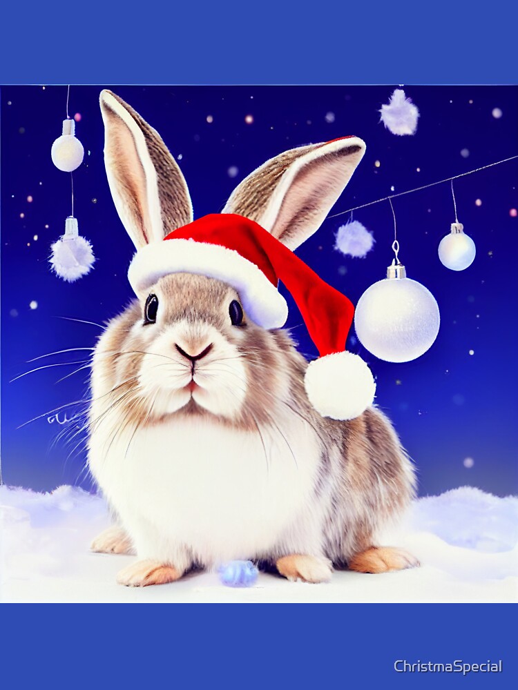 Christmas Rabbit - Perfect For Animal Lovers by ChristmaSpecial