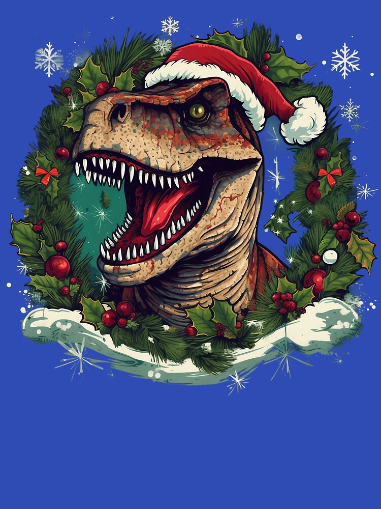 T-Rex Christmas by vladocar