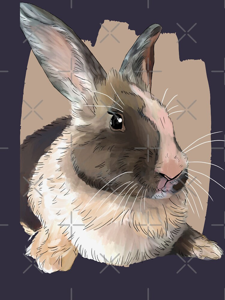 Brown Cream Rabbit Left_ Bunniesmee by bunniesmee