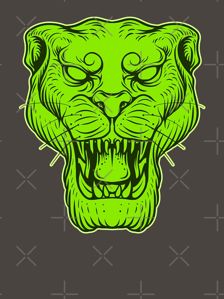 tiger head by stellmutha