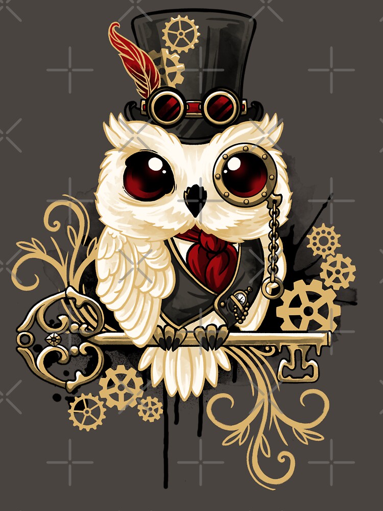 Steampunk owl by NemiMakeit