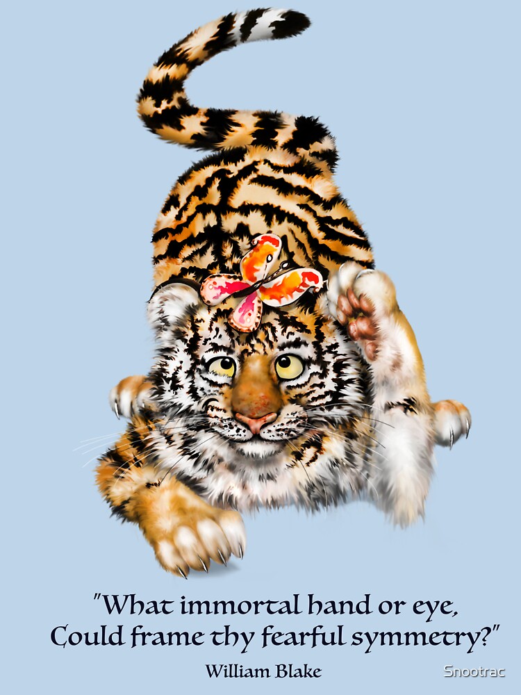 Tyger's Symmetry | B Cartoon Tiger Cub by Snootrac