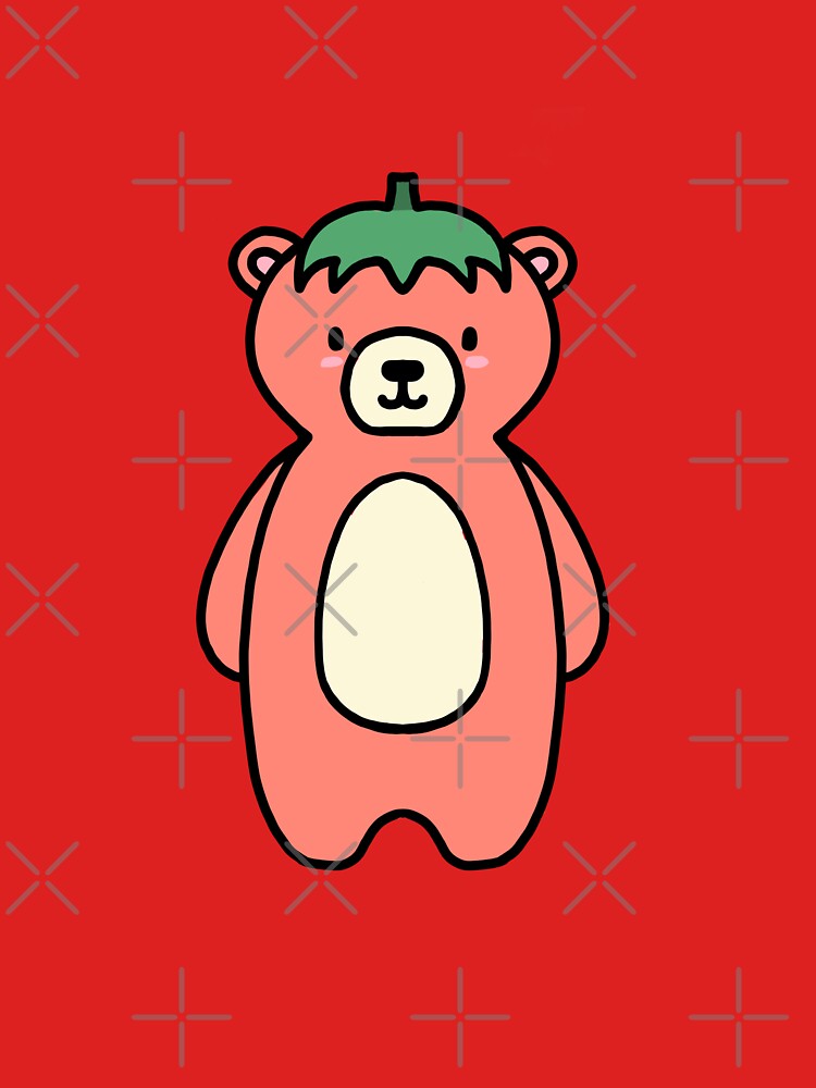 Happy Little Strawberry Fruit Bear by bassoongirl123