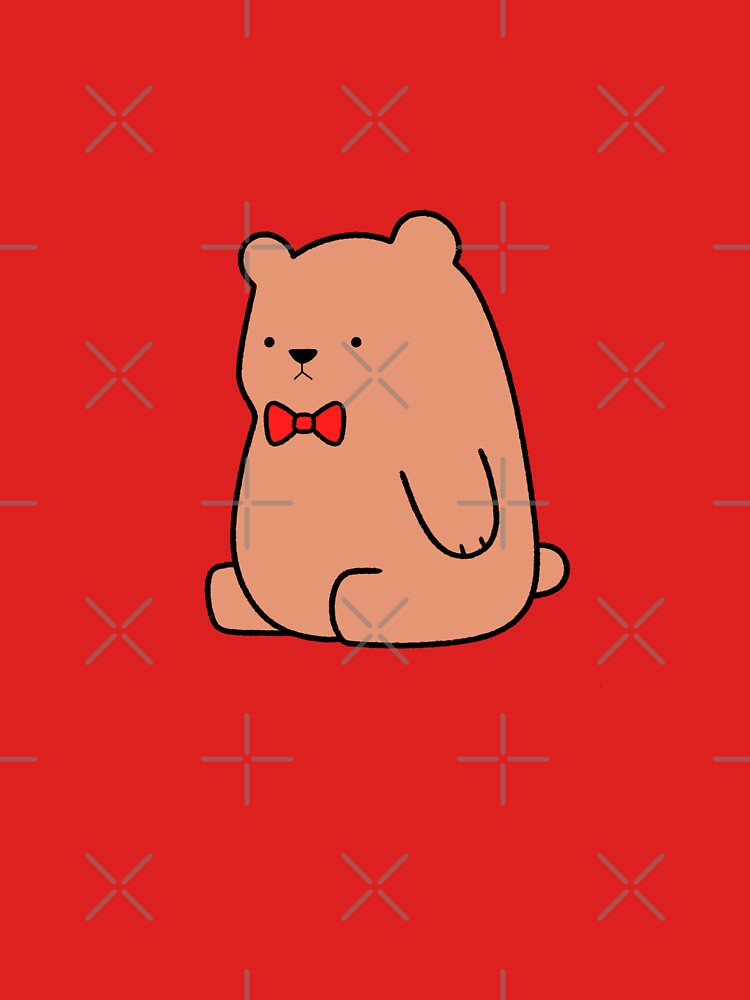 Bear with Red Bowtie by FreshPond