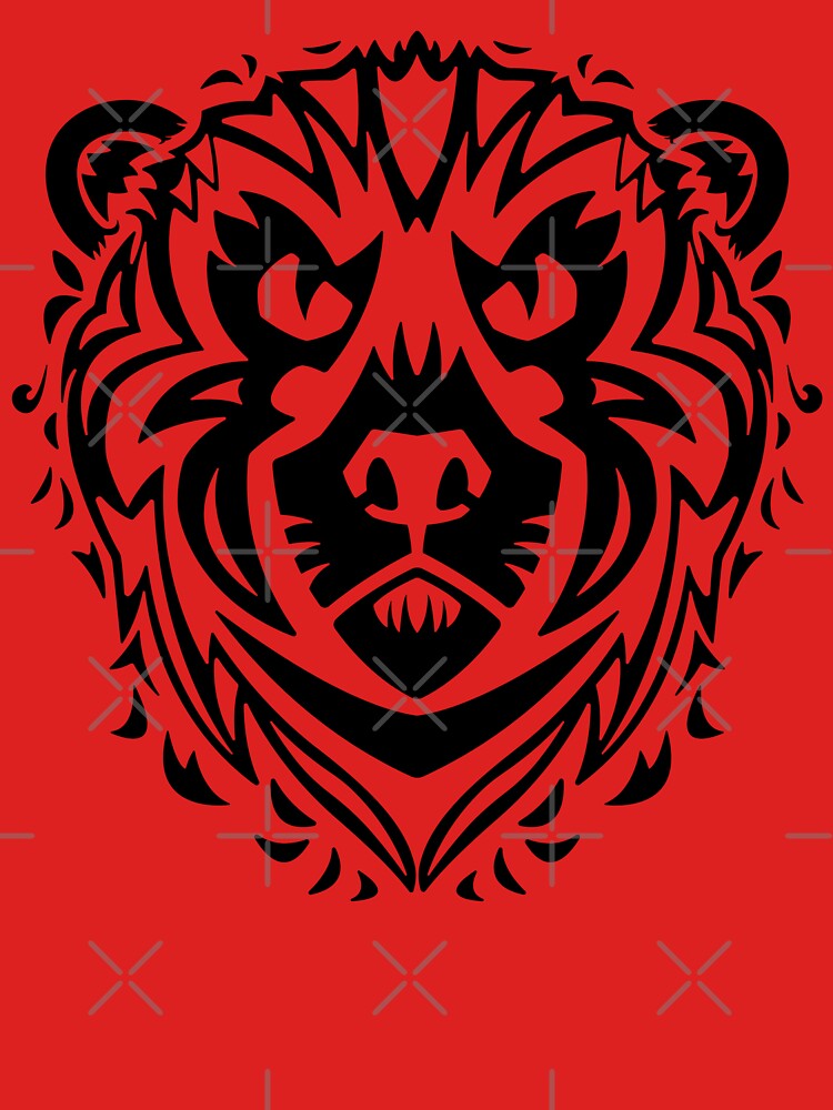Cool Bear. Bear Face With Attitude by Rebel-Design