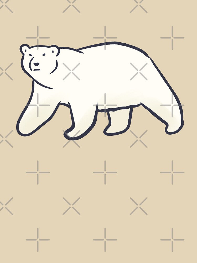 Polar bear illustration by Mayarart