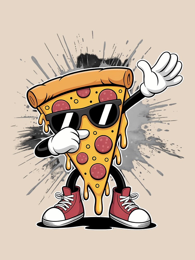 Dabbing Pizza Slice Dance Pizza Toddler Boy Dancing Pizza by TrinaEspinoza