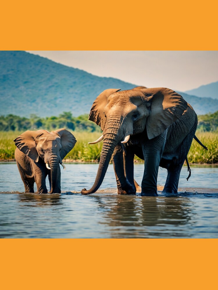 The Elephant Family by Collection de trésors