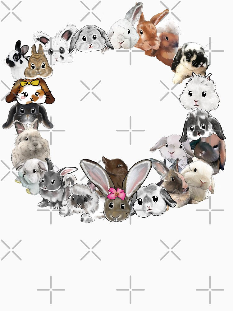 Circle Rabbit Head _ Bunniesmee by bunniesmee